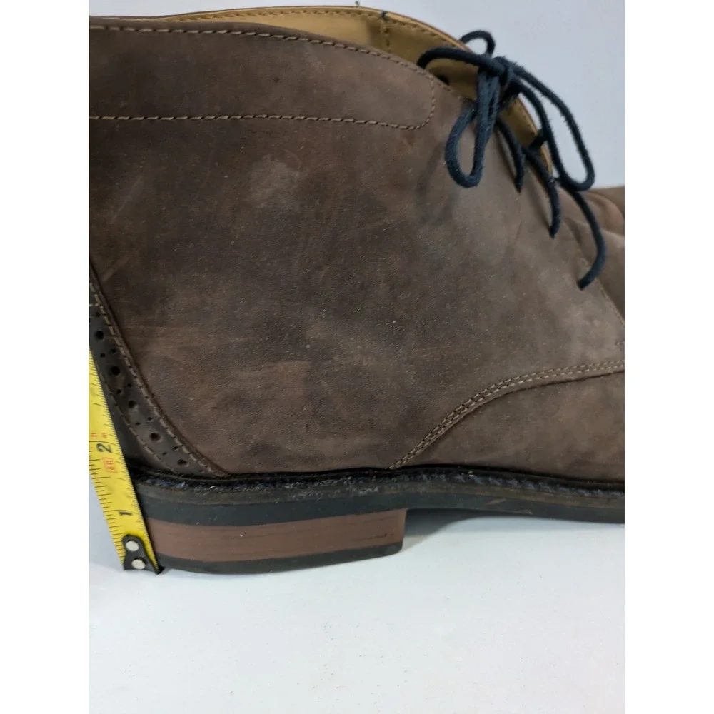 Bostonian Commonwealth Mens Brown Suede Cap Toe Chukka Boots Size 12 M 261399127